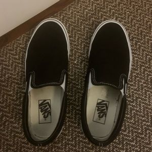 Vans back slip ons